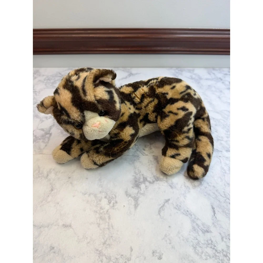 Ty Classic FIDDLES Cat Plush Brown Tan Spotted Tortoiseshell Stuffed Animal 2006